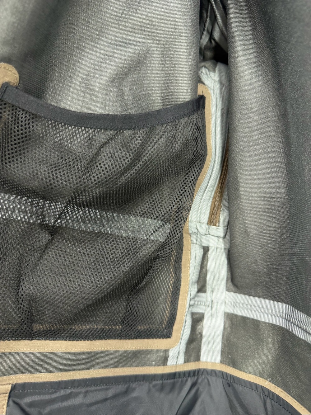 The North Face Dragline Jacket and Bibs Ski Snowboard Black/Smokey Brown Size S - Picture 10 of 17